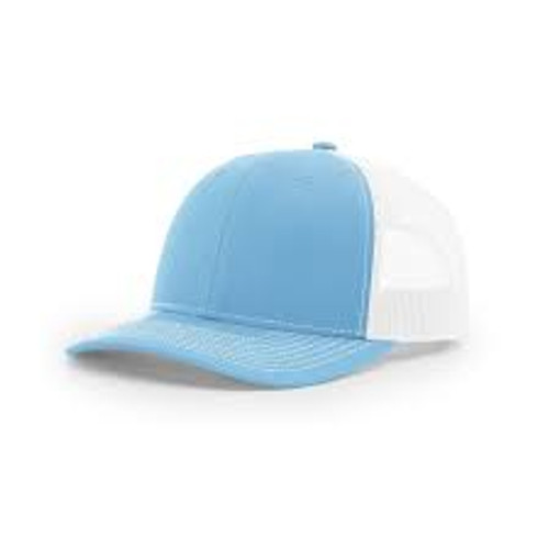 Richardson Hat - Split - Columbia Blue/White