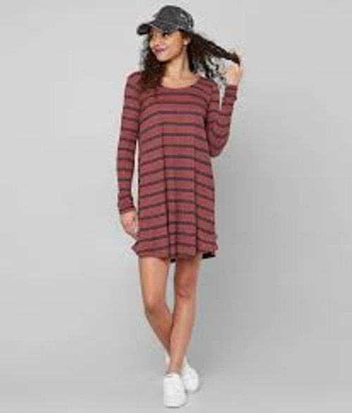 RVCA - Time Table Striped - Burnt Sienna