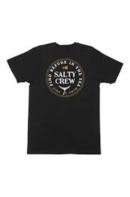 Salty Crew Tee Shirt - Fathom - Black