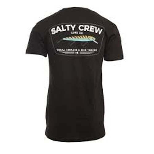 Salty Crew Tee Shirt - Hardbait Premium - Black