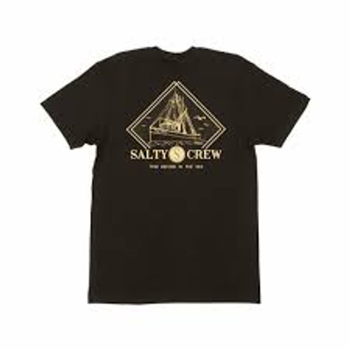 Salty Crew Tee Shirt - Trawlin - Black