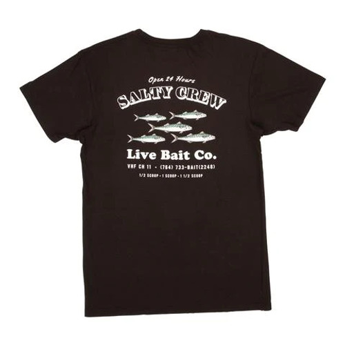 Salty Crew Tee Shirt - Rat Pack - Black