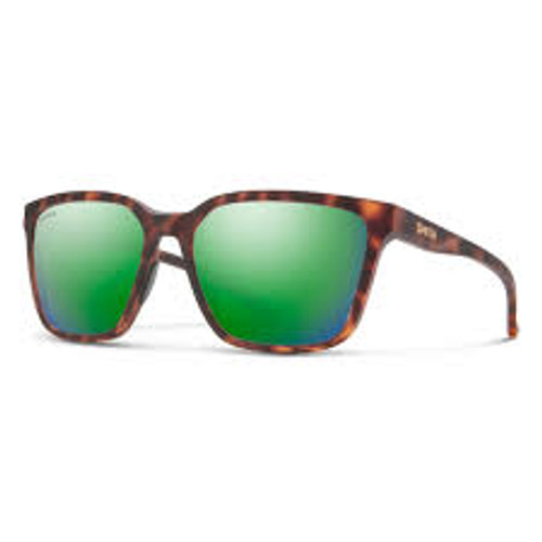 Smith Optics - Shoutout - Matte Tortoise/ChromaPop Polarized Green Mirror