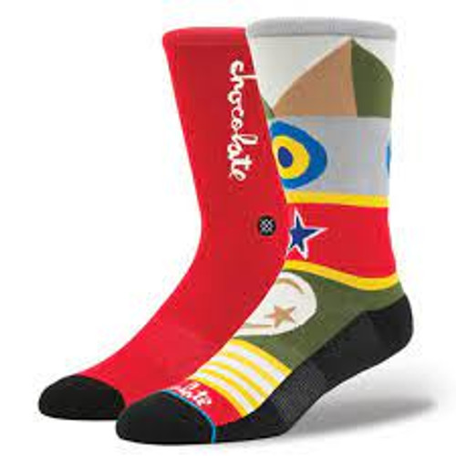 Stance - Chocolate Flags - Red