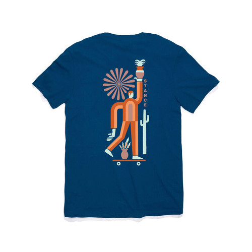 Stance Tee Shirt - Cruisy - Blue