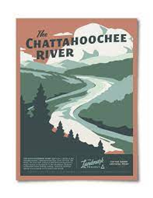 The Landmark Project - Chattahooche River Poster (18x24) - Multi