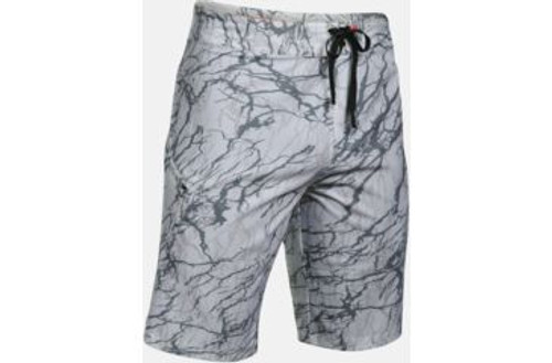 Under Armour Boardshort - Reblek Printed - Glacier Gray/Stealth/Black