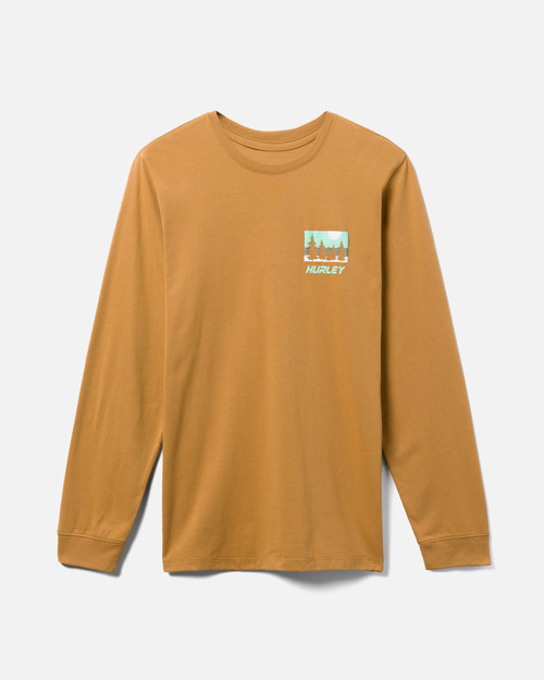 Hurley L/S Tee - Explore Evergreen - Earthstone