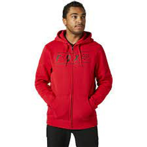 Fox Hoody - Pinnacle Zip Fleece - Flame Red