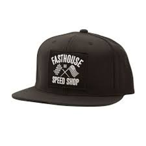 Fasthouse Youth Hat - Fast Flags - Black