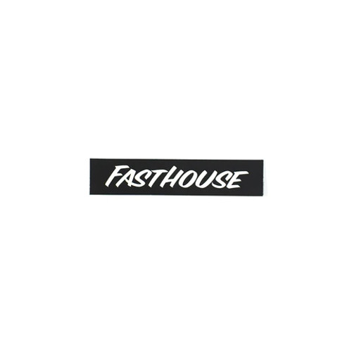 Fasthouse Decal - Black Logo - Black