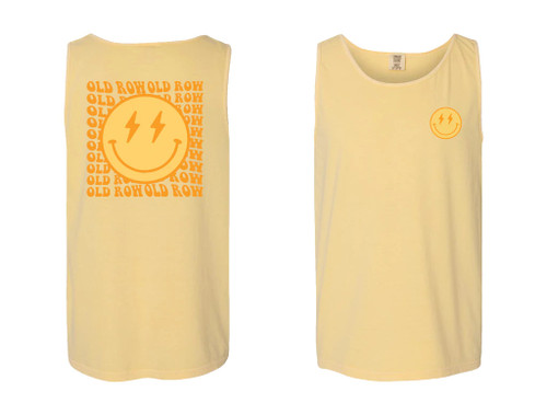 Old Row Tank Top - Smiley - Butter