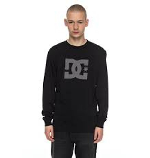 DC Tee Shirt - Star Longsleeve - Black