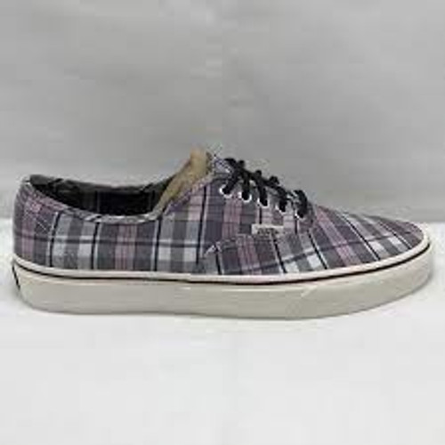 Vans Women's Shoes - Authentic - Tartan/Pink/Marshmallow