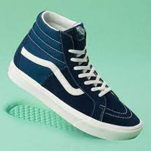 Vans Shoes - Comfycush SK8-HI Split - Dress Blues/Gibraltar Sea