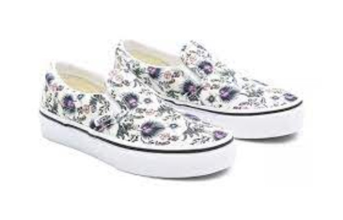 Vans Women's Shoes - Classic Slip-On - Paradise Floral/True White