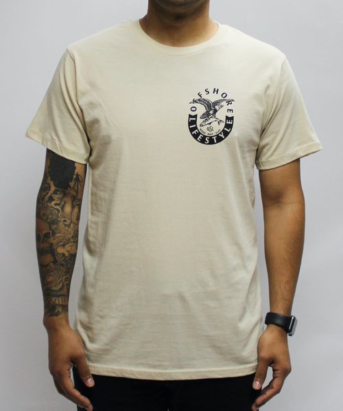 Offshore Lifestyle Tee - Eagle - Sand