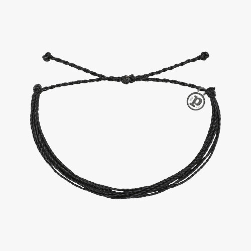 Pura Vida Bracelet - Muted Solid - Black