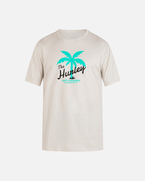 Hurley Tee Shirt - Salt and Lime - Bone