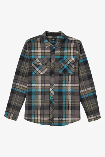 O'Neill Woven - Glacier Plaid - Grey