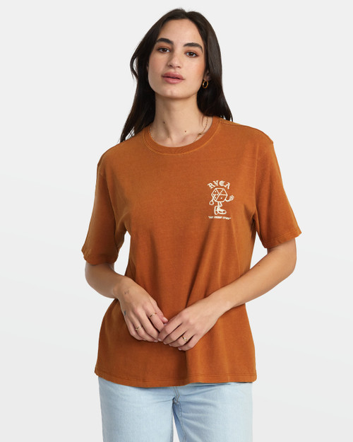 RVCA Tee - Dice - Caramel