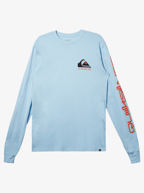 Quiksilver L/S Tee - Omni Logo - Clear Sky