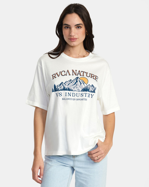 RVCA Tee - National Park - Vintage White