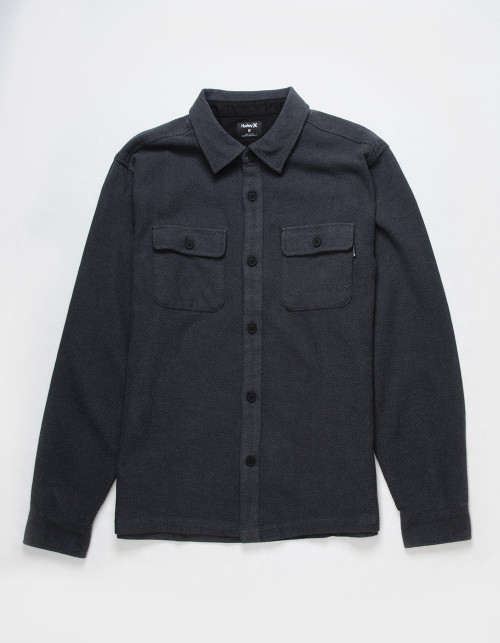 Hurley L/S Woven - Santa Cruz Twill Flannel - Black