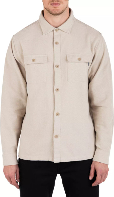 Hurley L/S Woven - Santa Cruz Twill Flannel - Khaki