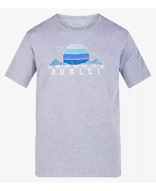Hurley Tee Shirt - EVD Retro Snaz - Dark Grey Heather