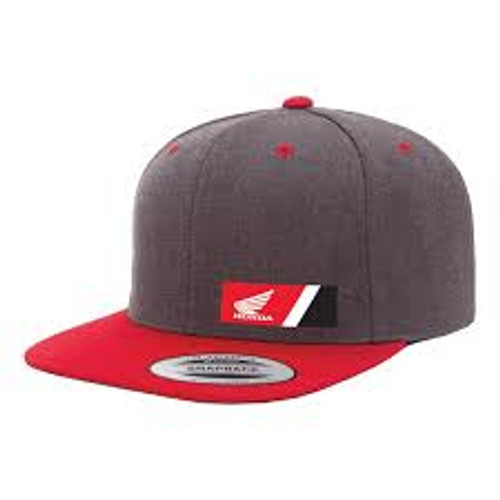 Factory Effex Hat - Honda Wedge - Grey/Red