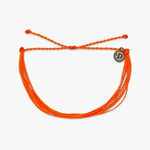 Pura Vida Bracelet - Bright Solid - Orange