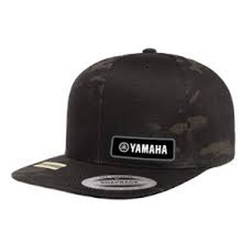 Factory Effex Hat - Yamaha Camo Snapback - Black