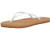 Flojos Women's Flip Flops - Fiesta 2.0 - White/Tan