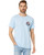 Quiksilver Tee - Feelin The Vibe - Light Blue