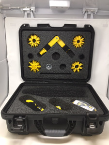 URS Kit 6 has the roller skids for 3" (75mm) to 6" (150mm) pipes plus the PoleCat and pipe spyders.