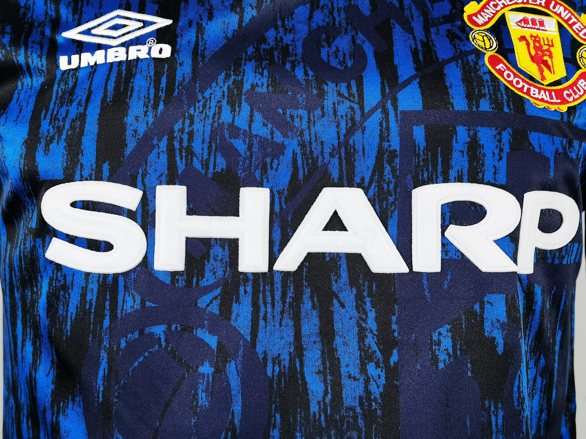Manchester United 92/93 Men's Away Retro Long Sleeve Shirt