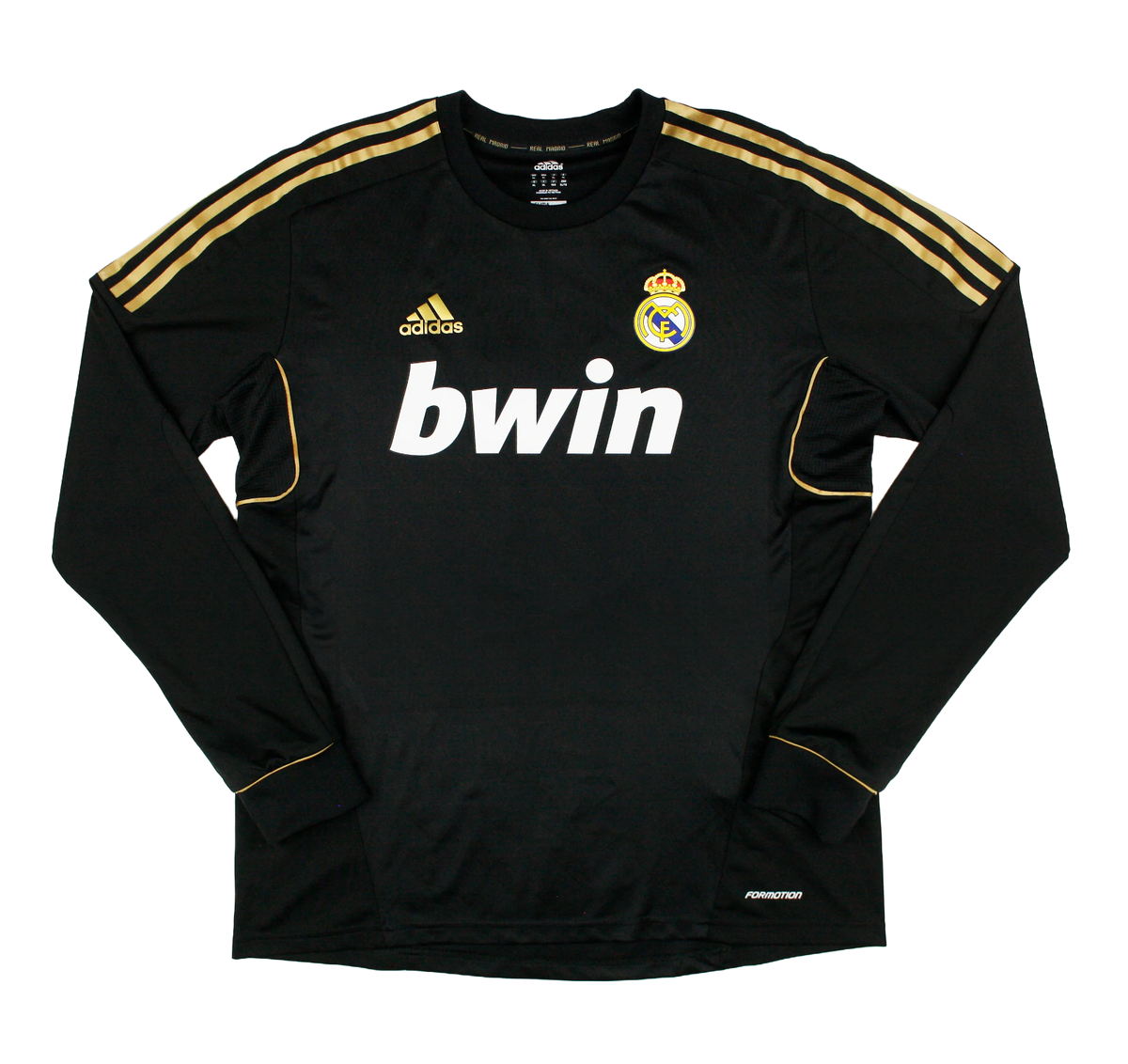 Real Madrid 11/12 Men's Away Retro Long Sleeve Shirt