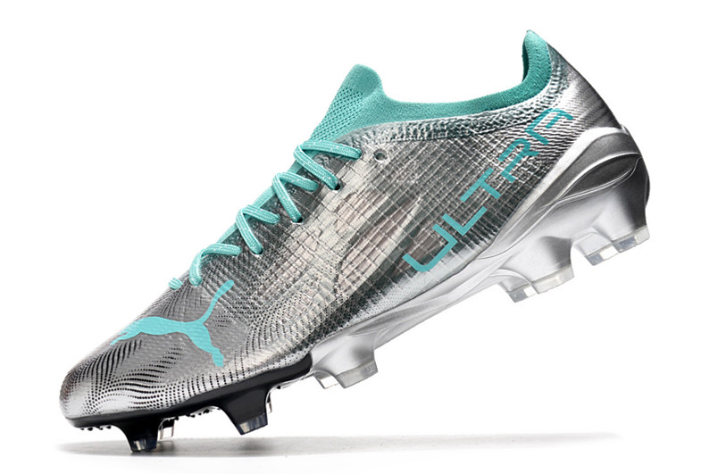 Puma Ultra 1.3 FG/AG - Silver/Turquoise