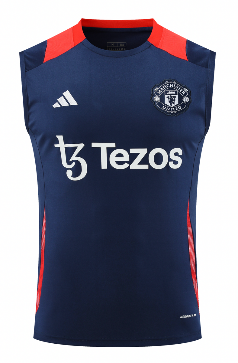 Manchester United 24/25 Men's Navy Training Tank Top