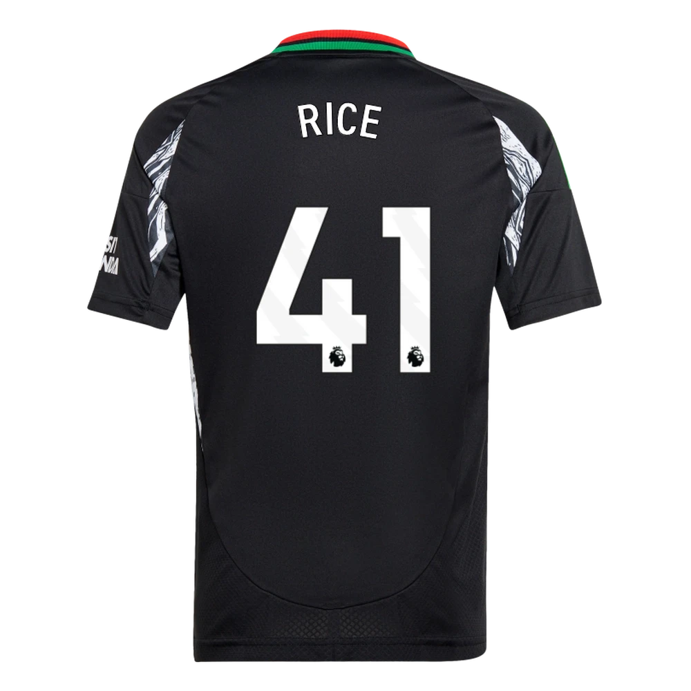 RICE #41 Arsenal 24/25 Kid's Away Shirt and Shorts - PL Font