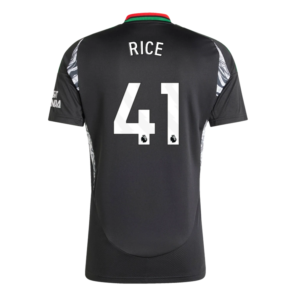 RICE #41 Arsenal 24/25 Stadium Men's Away Shirt - PL Font