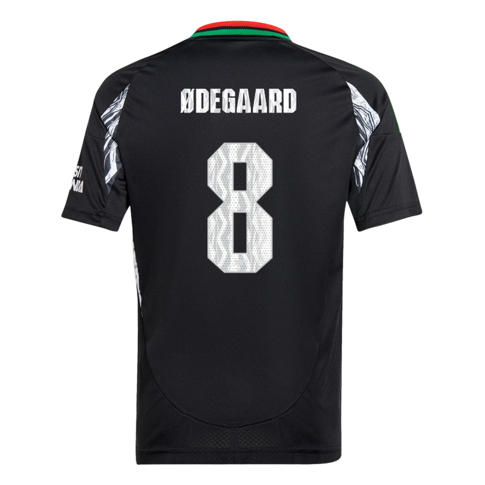 ØDEGAARD #8 Arsenal 24/25 Kid's Away Shirt and Shorts - Arsenal Font