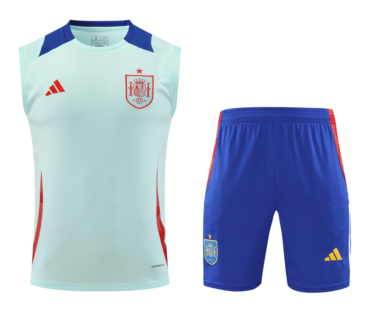 Spain 2024 Men's Light Blue Training Tank Top