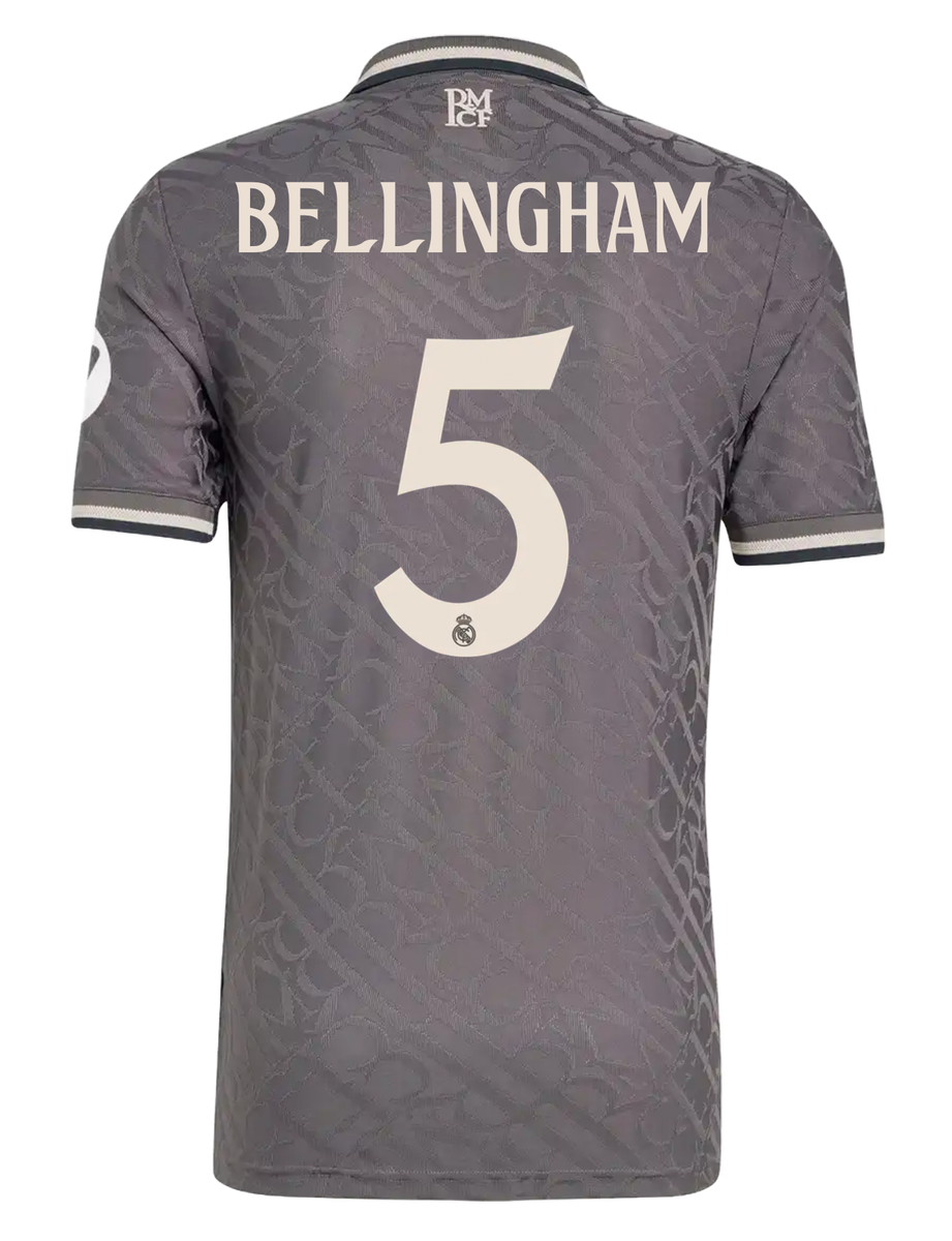 BELLINGHAM #5 Real Madrid 24/25 Authentic Men's Third Shirt
