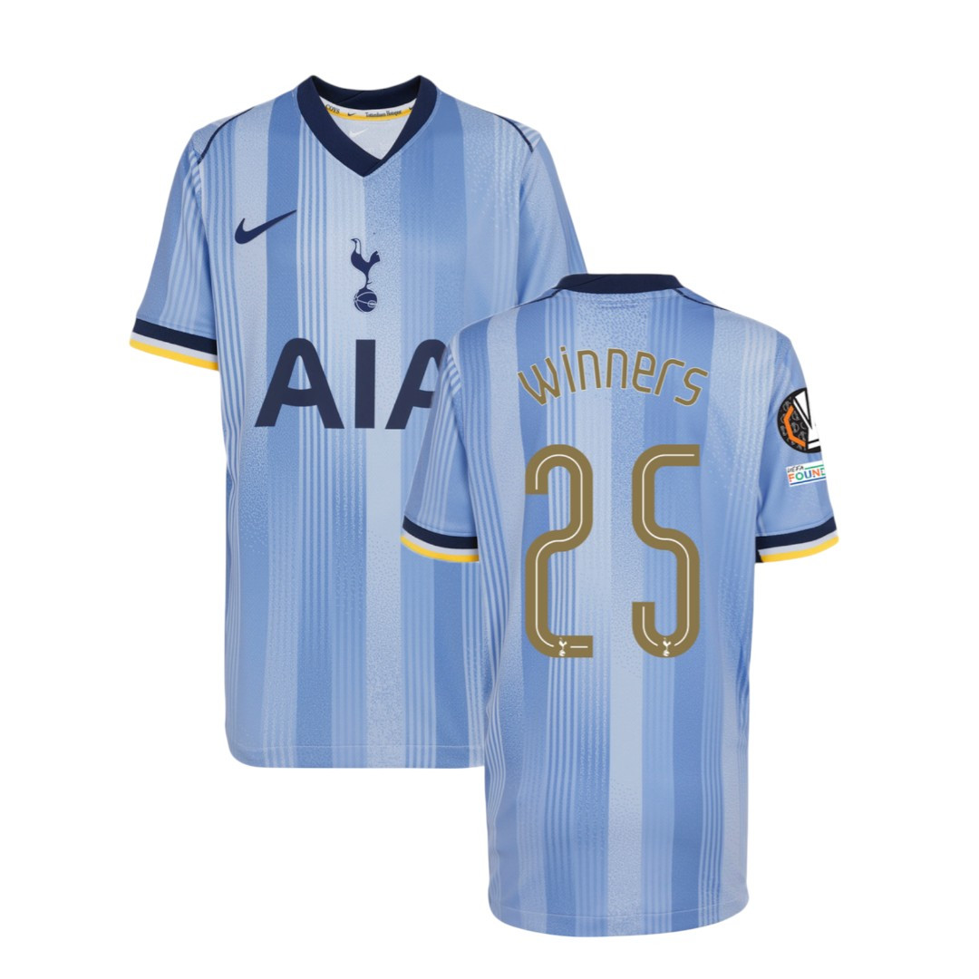 Europa League Winners Tottenham 24/25 Authentic Men's Away Shirt