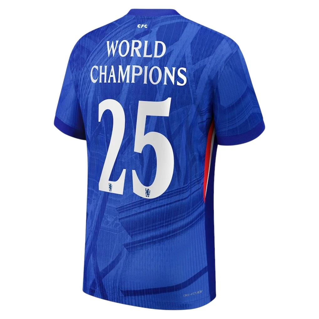 WORLD CHAMPIONS #25 Chelsea 25/26 Authentic Men's Home Shirt
