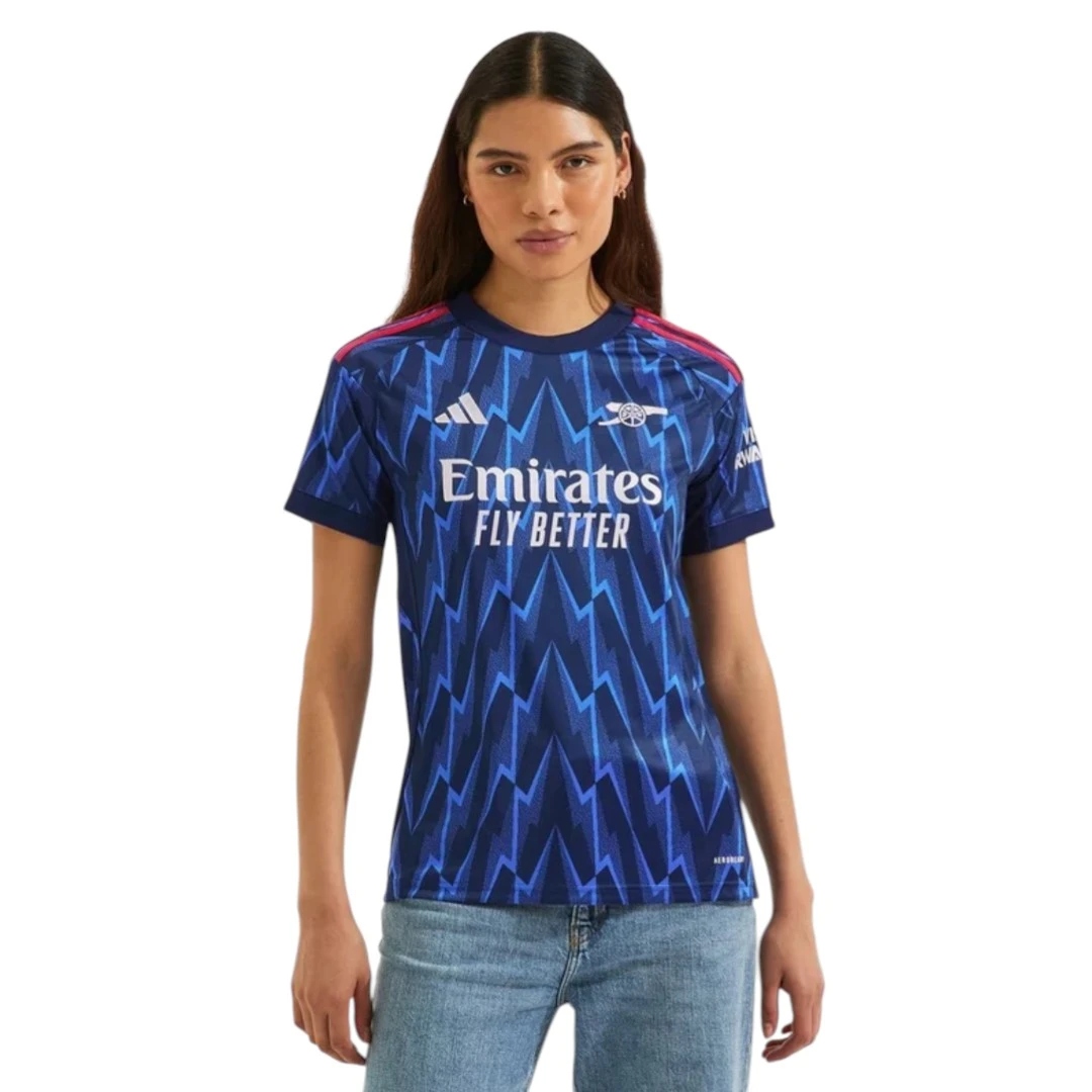 SAKA #7 Arsenal 25/26 Women's Away Shirt - Arsenal Font