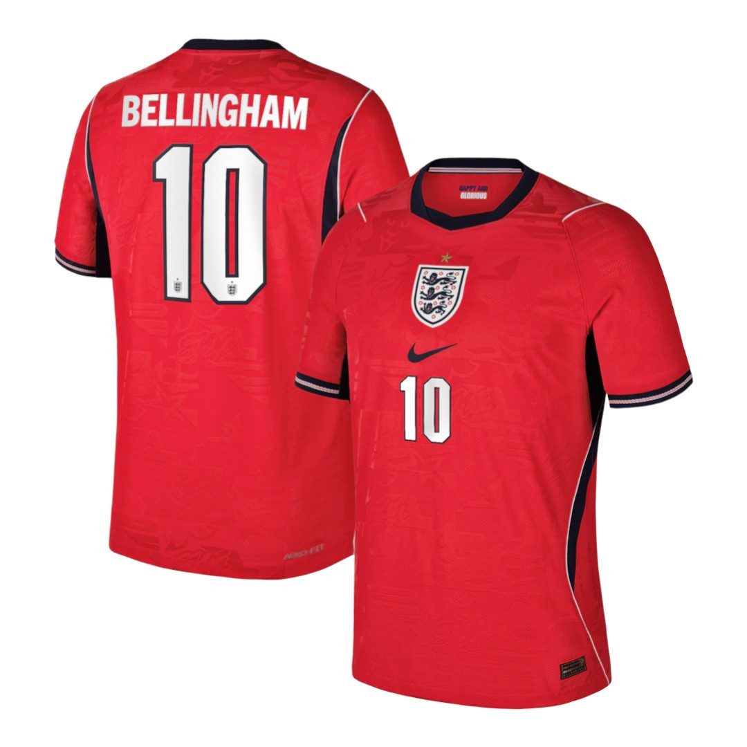 BELLINGHAM #10 England 2026 Authentic Men's Away Shirt