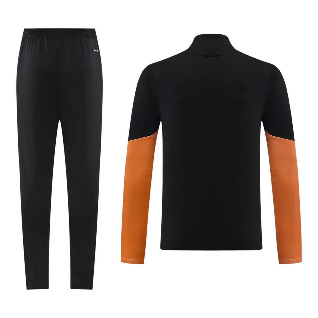 Arsenal 26/27 Men's Black-Orange Short Zip Tracksuit
